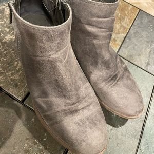 Carlos Grey Ankle Booties